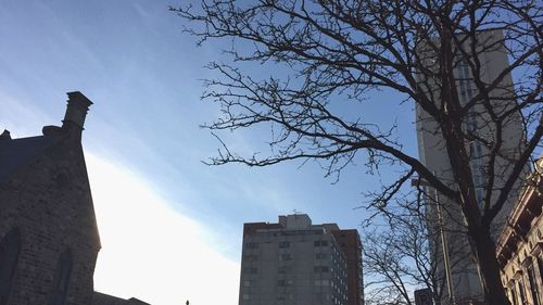 Low angle view of building against sky