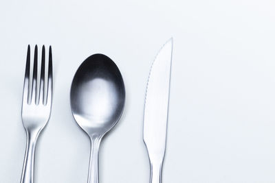 Directly above shot of ice cream against white background