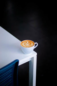 Close-up of coffee on table