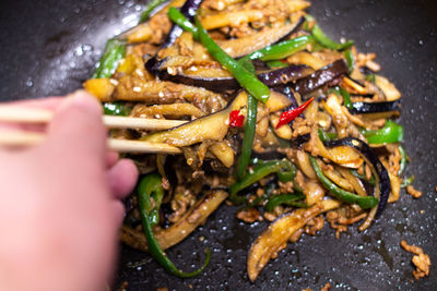 Close-up of food on plate