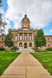 View of historic building against sky