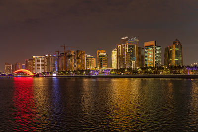 Lusail skyline view, lusail marina qatar