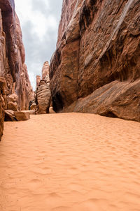 View of desert against sky