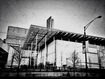 Low angle view of building against sky