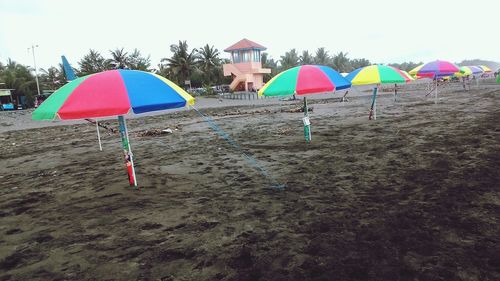 Parasol on beach