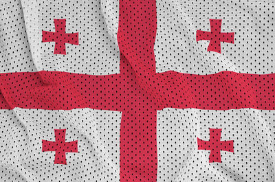 Full frame shot of text on white wall