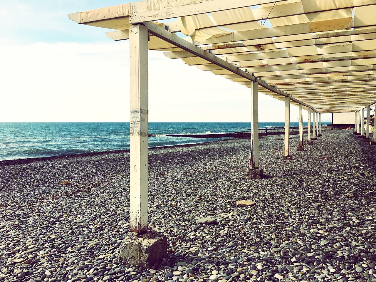 VIEW OF BEACH AGAINST SKY