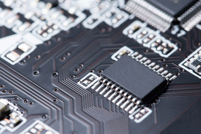 Close-up of circuit board