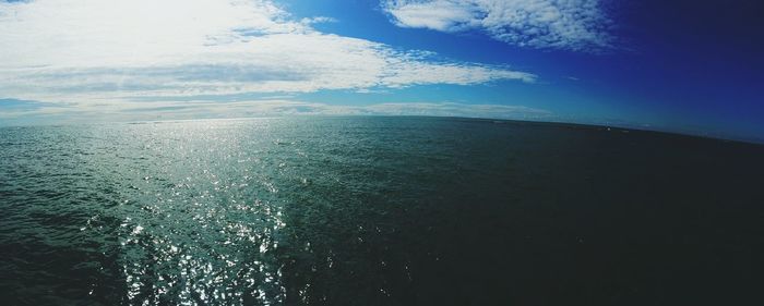 Scenic view of calm sea against sky