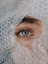 Close-up portrait of young woman