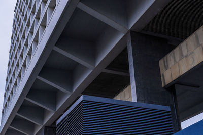 Low angle view of modern building