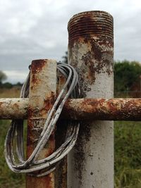 Close-up of rusty metal