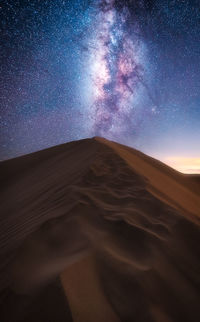 Sand dune in a desert