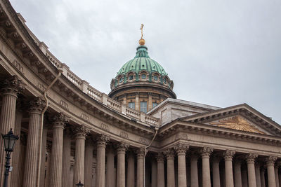 Low angle view of historical building against sky