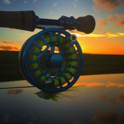 View of sea at sunset