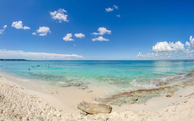 Scenic view of beach