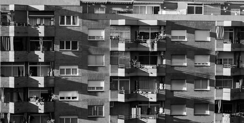 Full frame shot of residential building