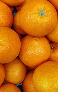 Full frame shot of oranges