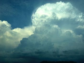 Low angle view of clouds in sky