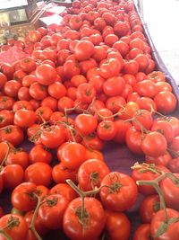 Full frame shot of tomatoes for sale