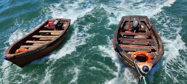 Boat in sea