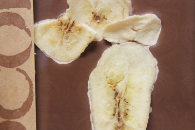 Close-up of food on table