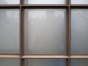 Full frame shot of window