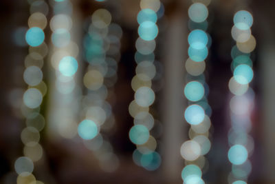 Defocused lights