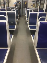 Empty seats in bus