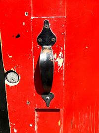 Close-up of door knocker