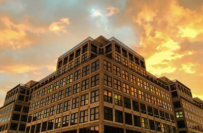 Low angle view of building against sky