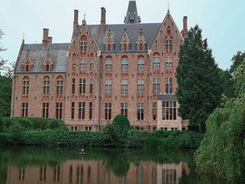 Low angle view of building against sky