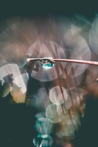 Digital composite image of jellyfish in water