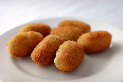 Close-up of dessert in plate