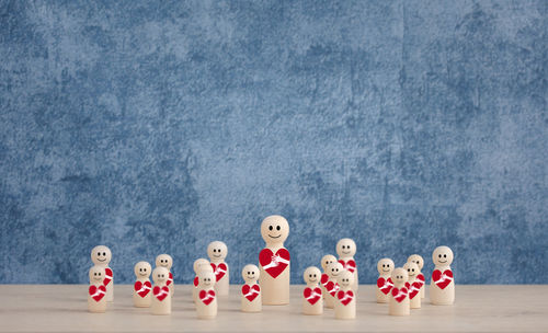 View of toys on table