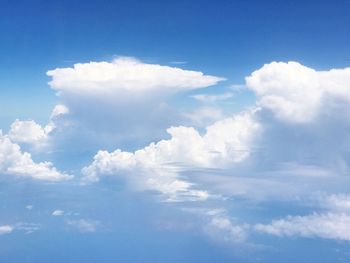 Low angle view of clouds in sky