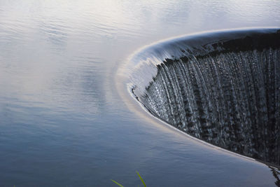 Close-up of flowing water