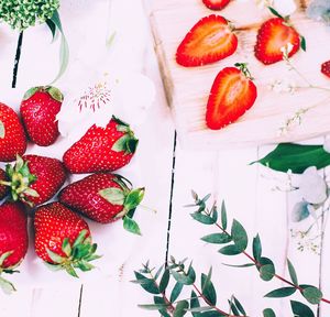 Close-up of strawberries