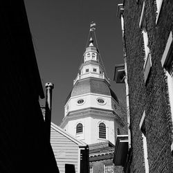 Low angle view of church