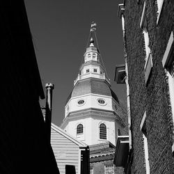 Low angle view of church