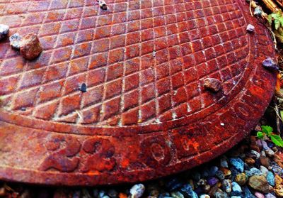 Close-up of rusty metal