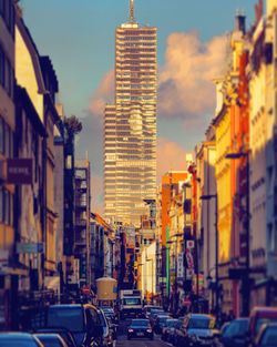 View of buildings in city