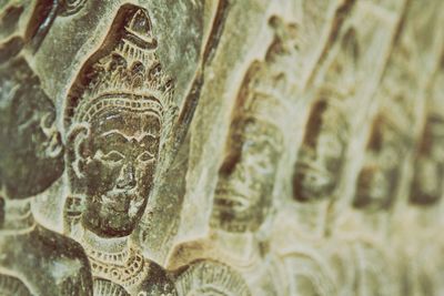 Close-up of statue against blurred background