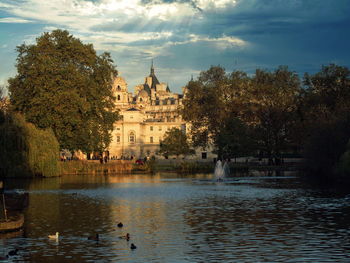 View of buildings at waterfront