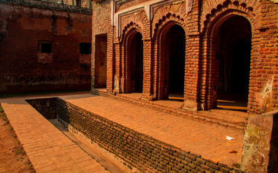 The ancient architecture of panam city in sonargaon. 