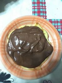 Close-up of food on table