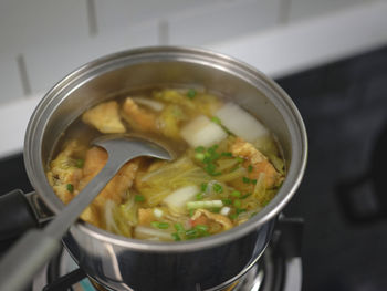 Close-up of food in container