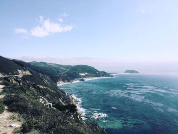 Scenic view of sea against sky. somewhere in south east asia