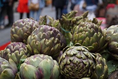 Close-up of vegetables for sale at market stall