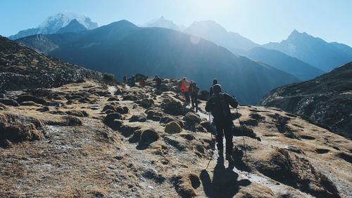 Scenic view of mountains